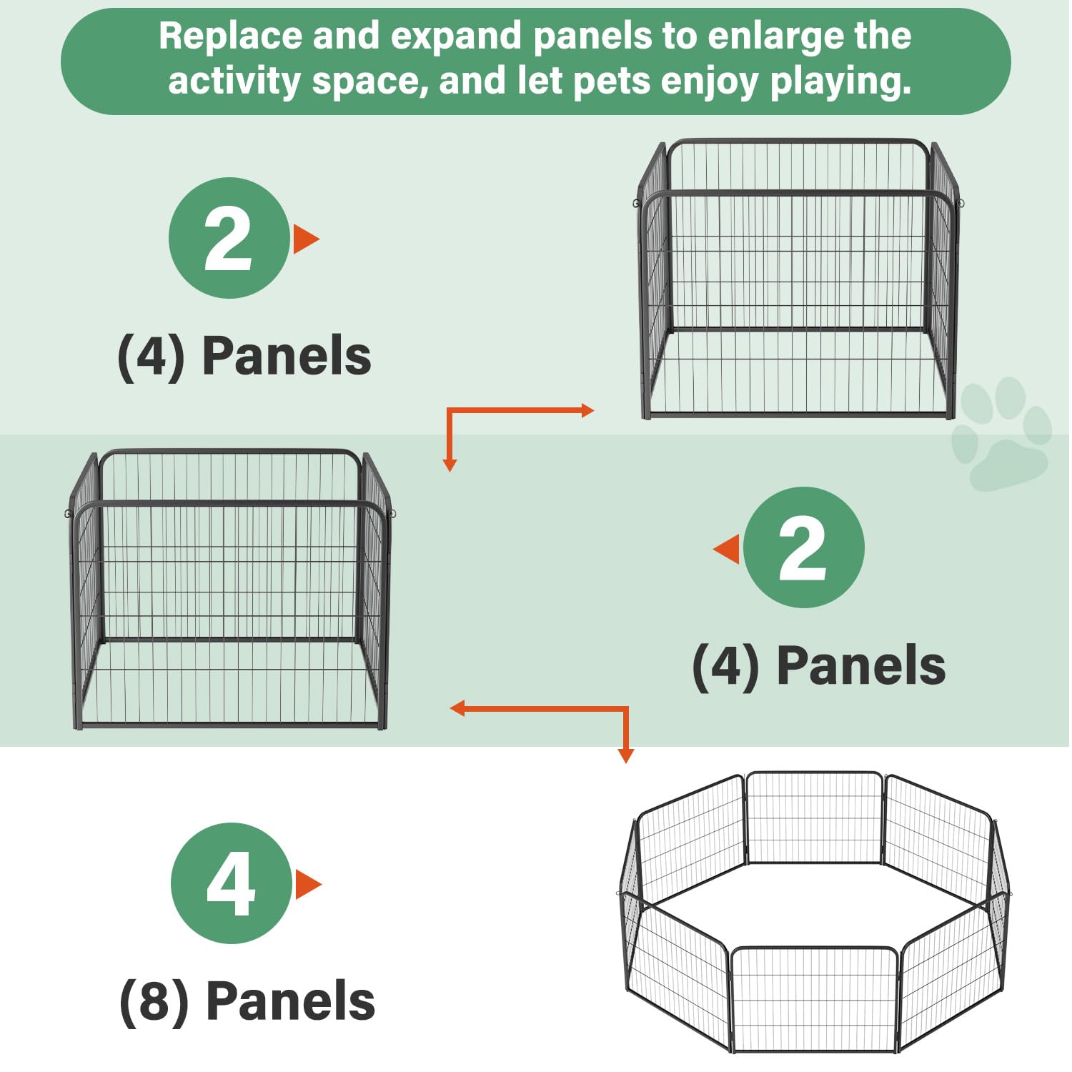 FDW dog playpen offers a spacious enclosure for relaxed or active play