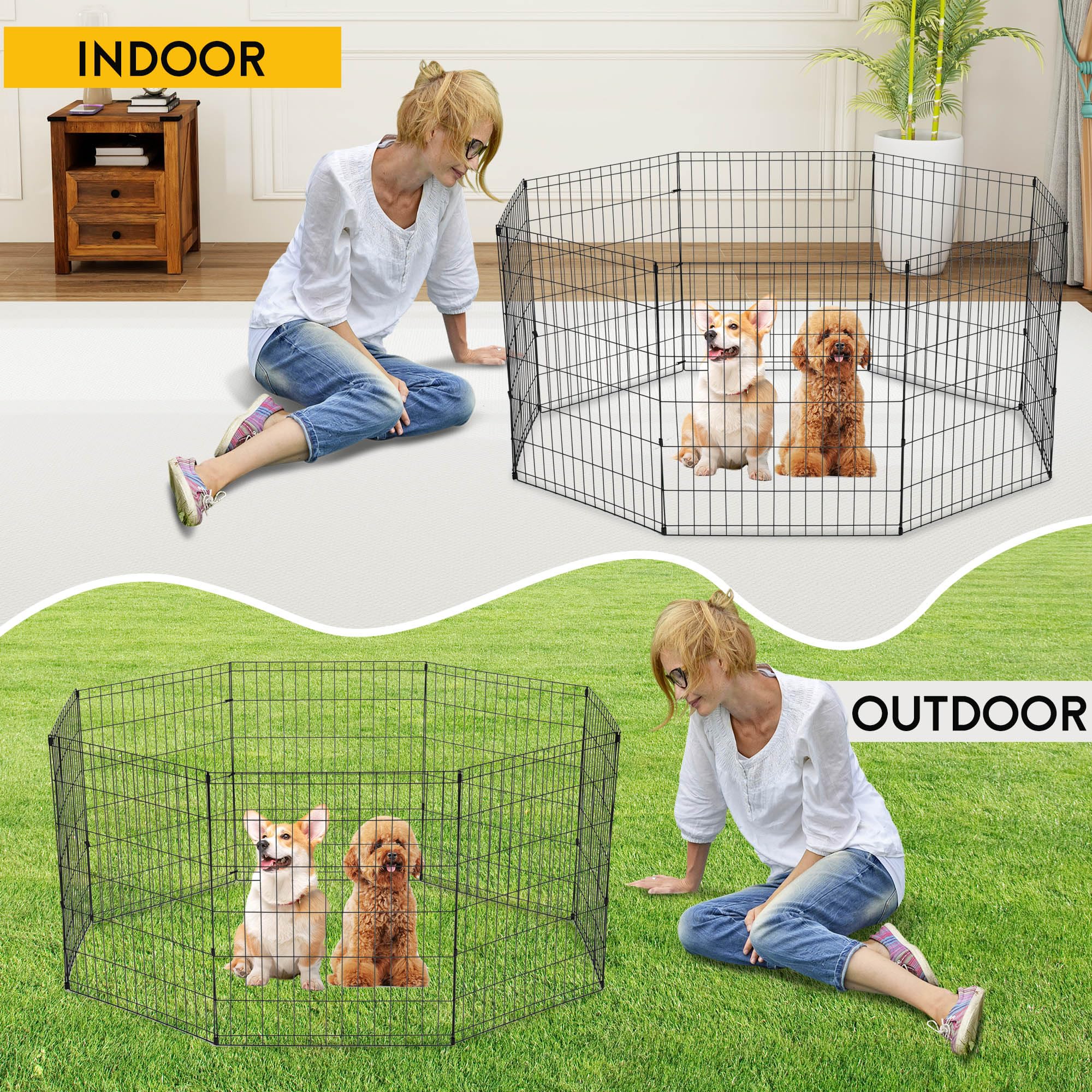 FDW doorless entry design facilitates easy access for pets.