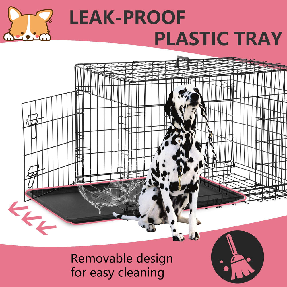 FDW extra-large dog crate rust-resistant wire design built for durability.