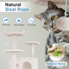 FDW hanging cat toy adds interactive play and exercise opportunities.