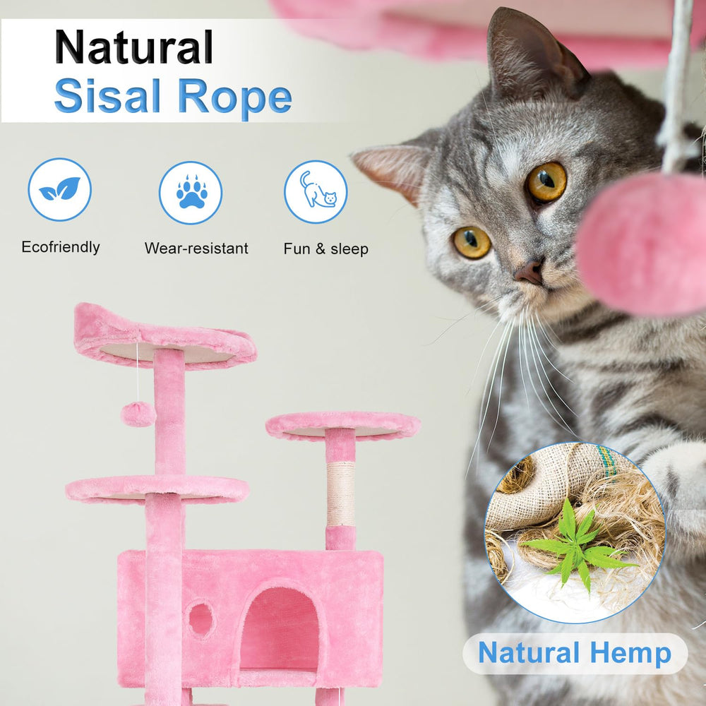 FDW hanging cat toy encourages active daily play
