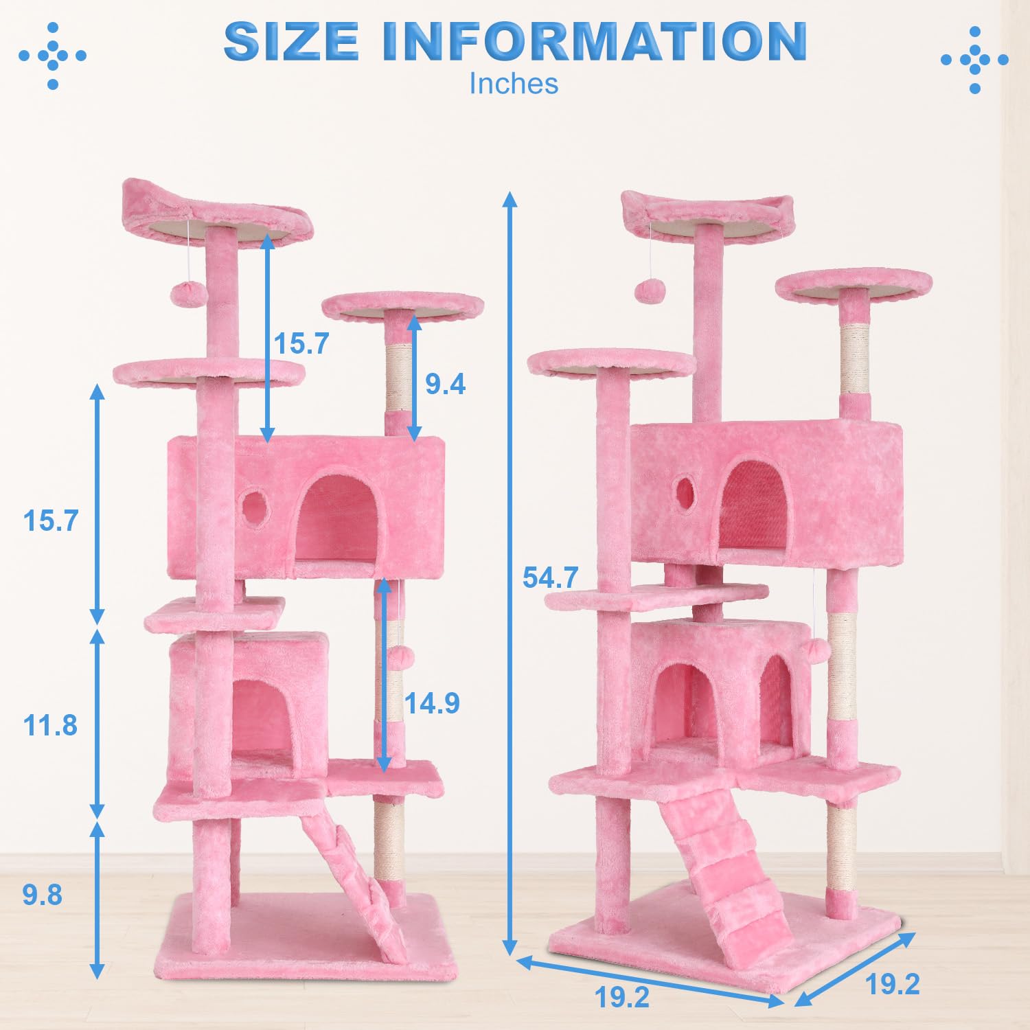 FDW indoor cat play area shows a versatile activity zone