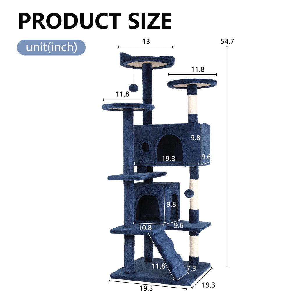 FDW indoor cat tree suits kittens and adults for exploration