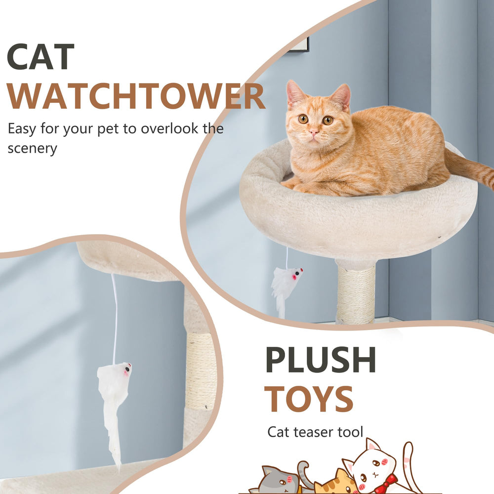 FDW sturdy base and structure provide stable indoor cat furniture
