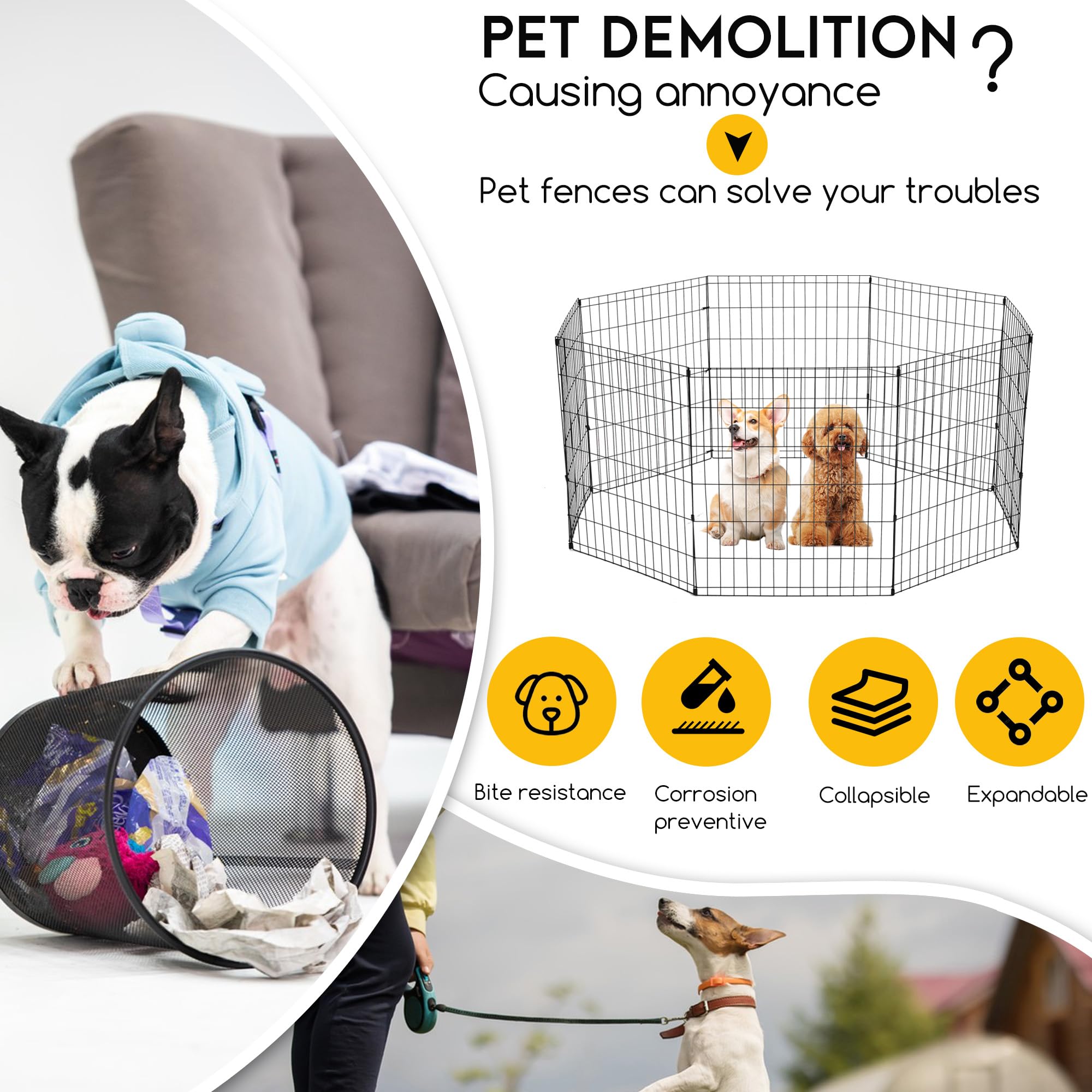 FDW sturdy solid-wire construction ensures reliable containment.