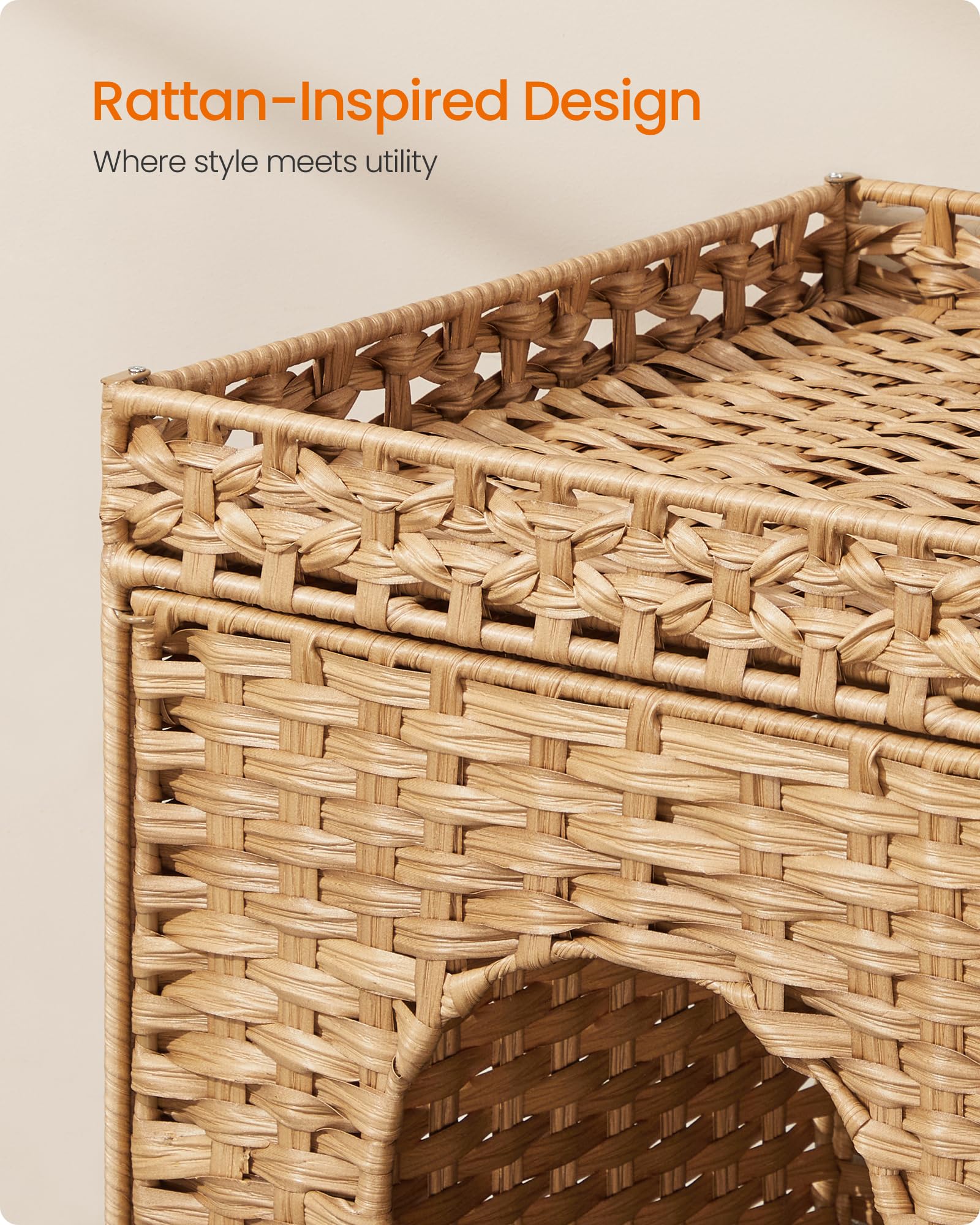 Feandrea boho cat house end table design complements living spaces.