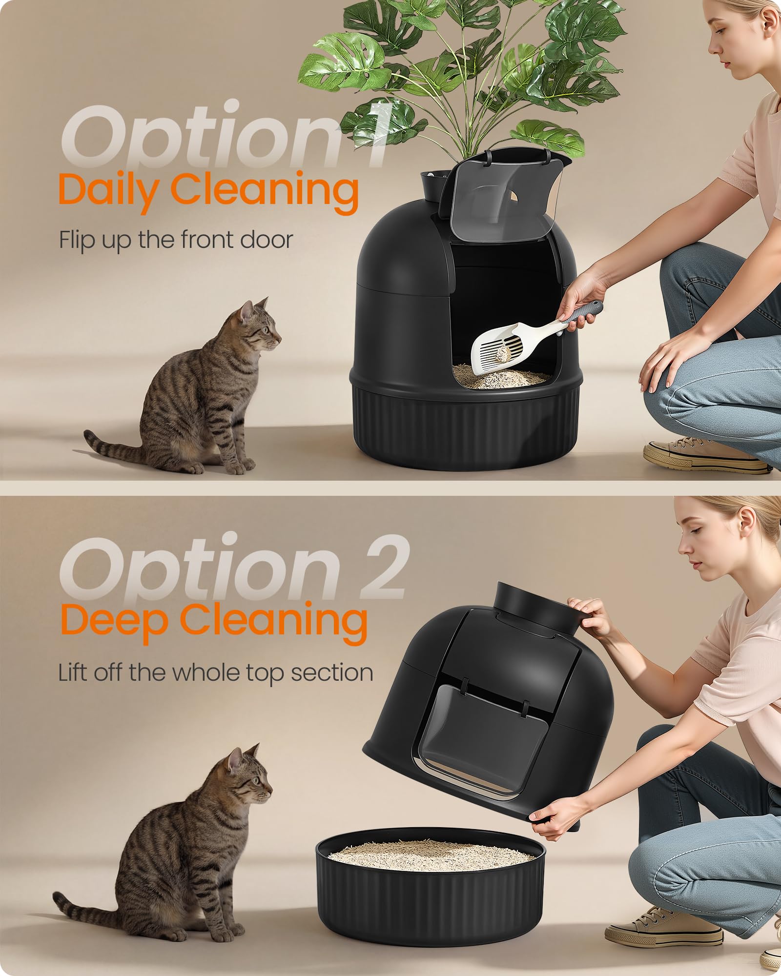 Feandrea carbon filter traps odors for a fresher home