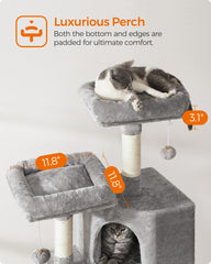 Feandrea Cat Condo spacious cave offers a cozy hideaway.