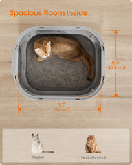 Feandrea top grate reduces litter tracking as cats exit