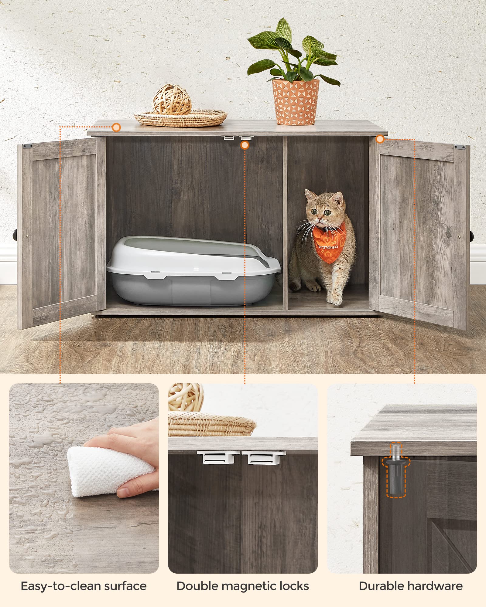 In-room Feandrea enclosure blends subtly with living space
