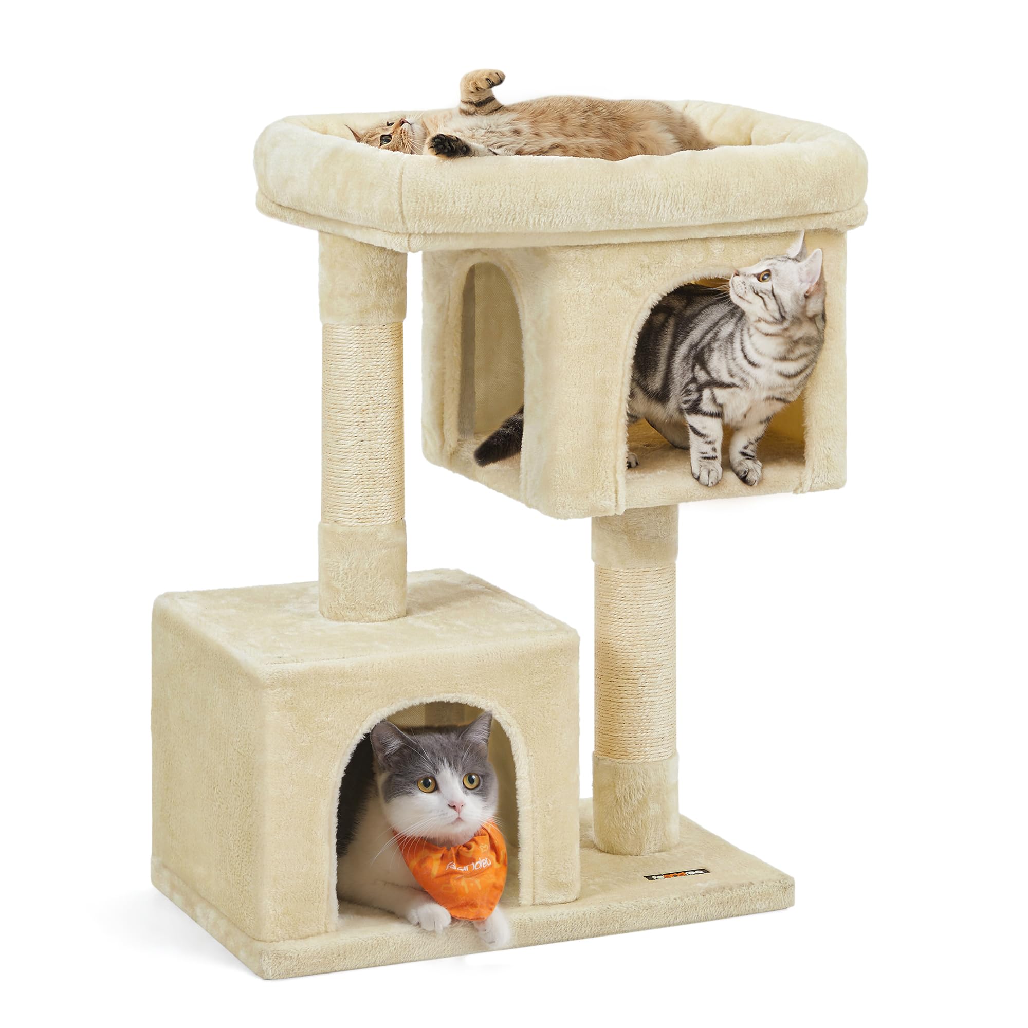 Feandrea cat tree large perch for relaxed lounging.