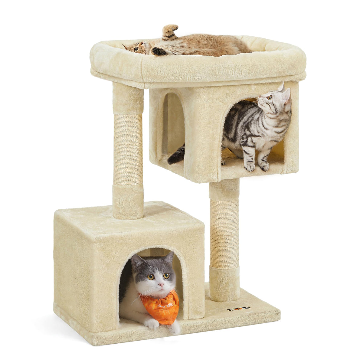 Feandrea cat tree large perch for relaxed lounging.