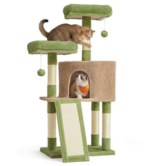 Feandrea cat tree with 45-3-inch tower for elevated lounging and viewing