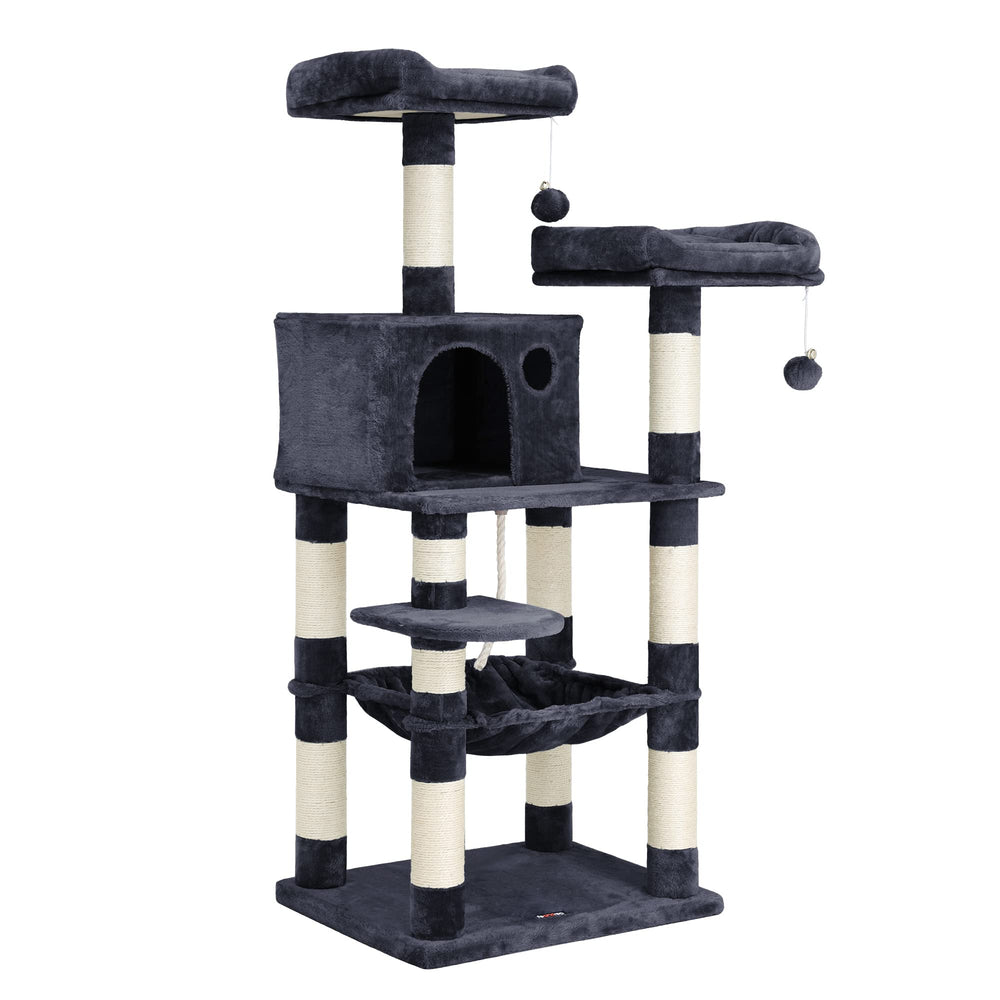 Feandrea Cat Tree top perches offer cozy lookout and nap spots for multi-cat households.