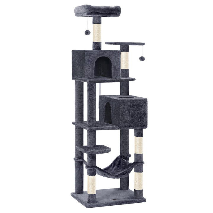 Feandrea cat tree 73-inch top perch offers a cozy lookout for curious cats