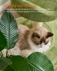 Feandrea cat tree hammock creates a relaxing mid level resting spot