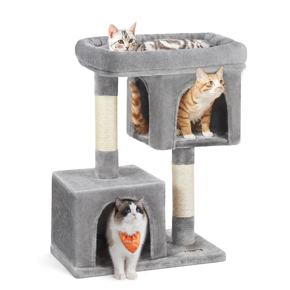 Feandrea cat tree with large perch for lounging and stretching