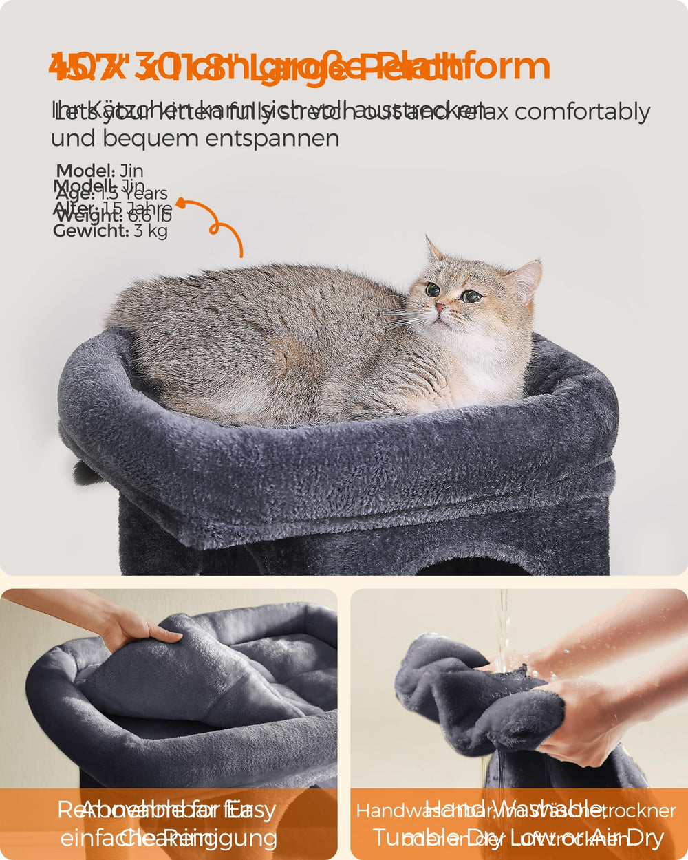 Feandrea lower cave nap hideaway invites restful naps for small felines