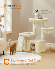 Feandrea cat tree with sisal posts for scratching and claw maintenance