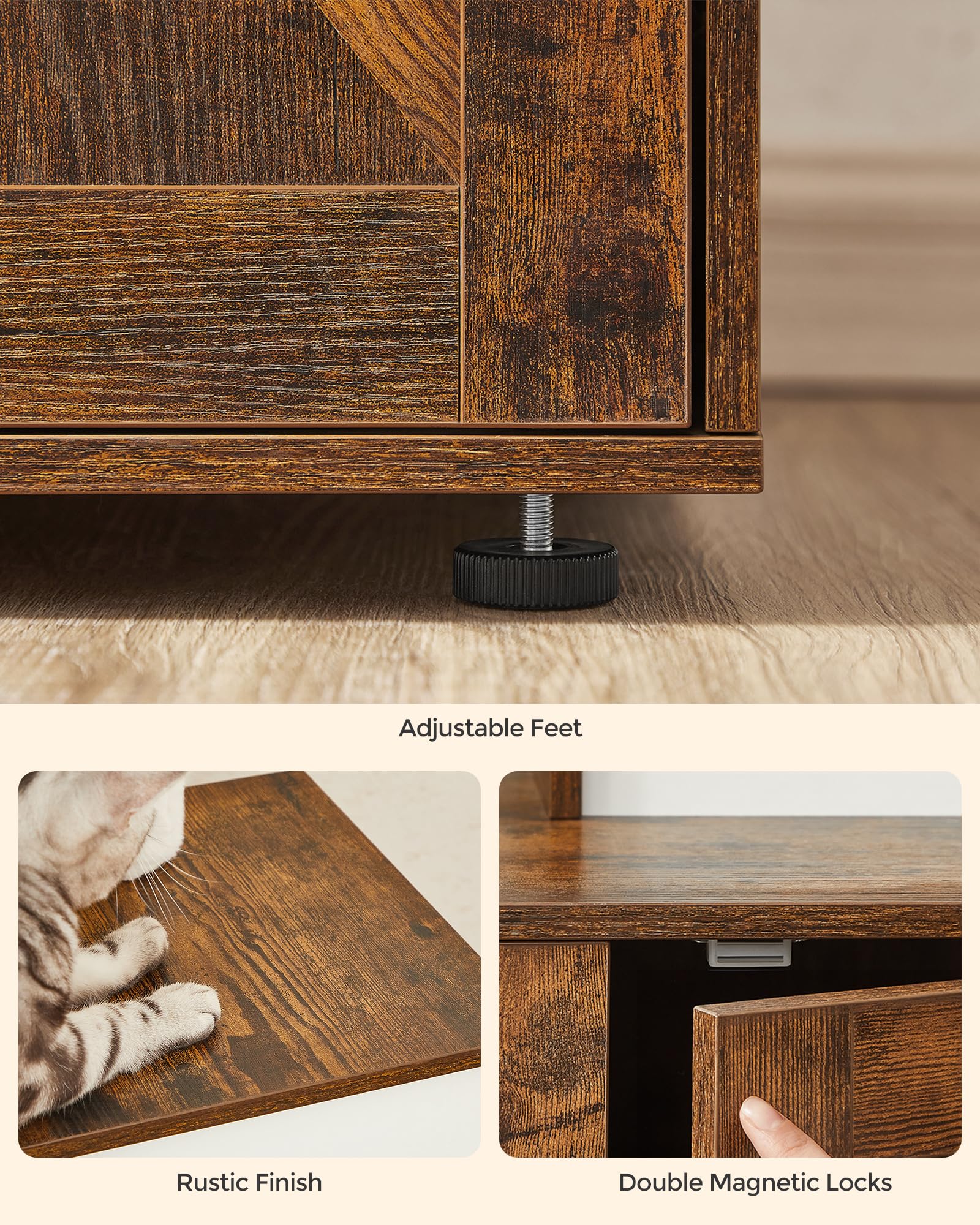 Feandrea space-saving corner unit suits small rooms with cat enrichment.