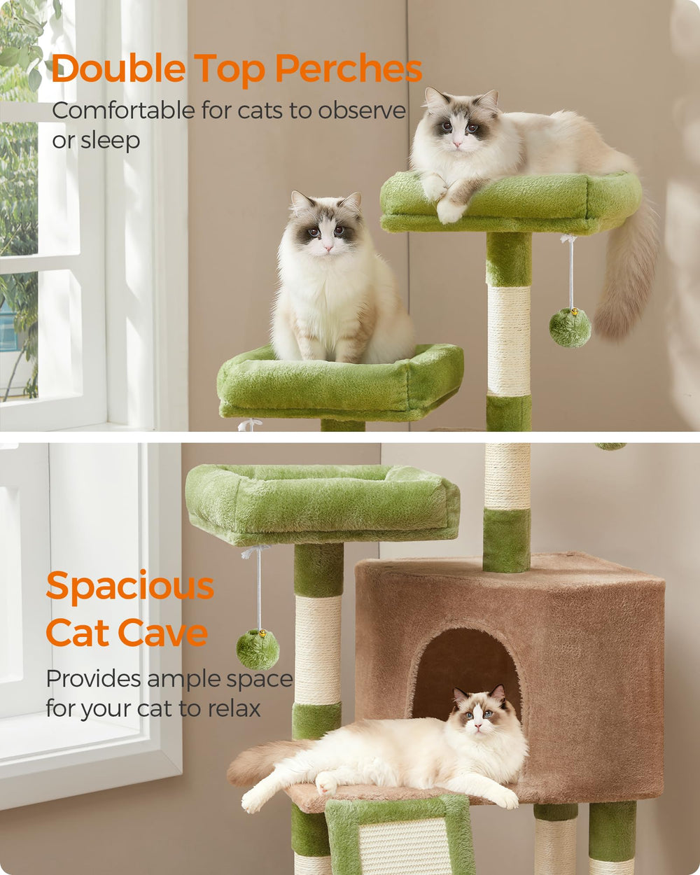 Feandrea spacious cave suitable for larger or shy cats