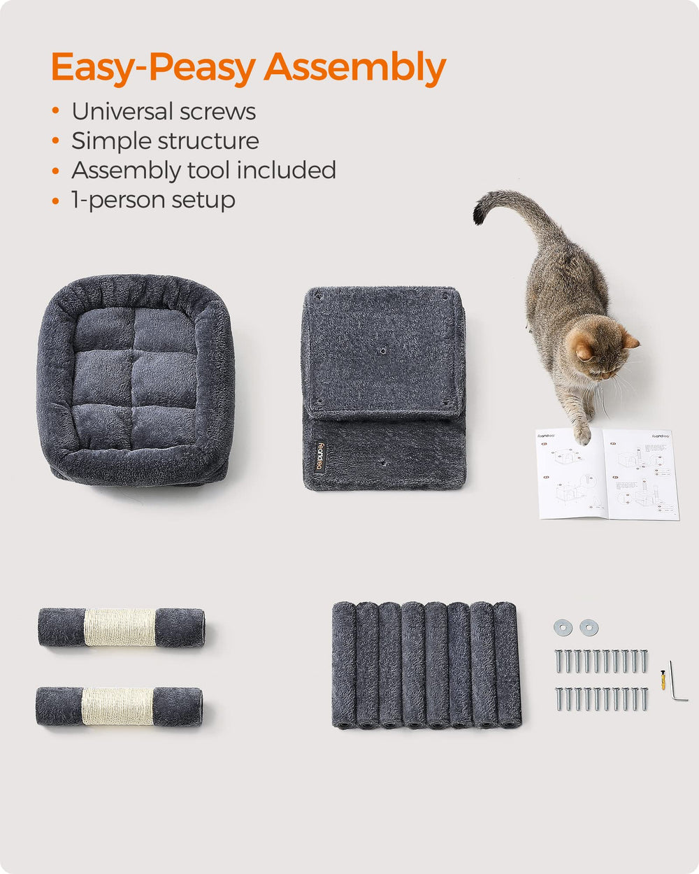 Feandrea top perch ideal for bird-watching and daytime lounging