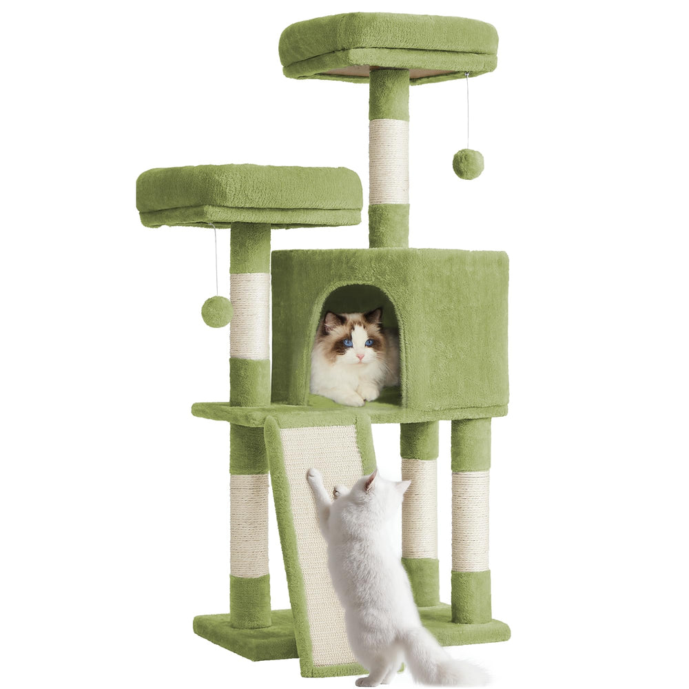 Feandrea cat tree top-perch-padding offers plush resting for cats.