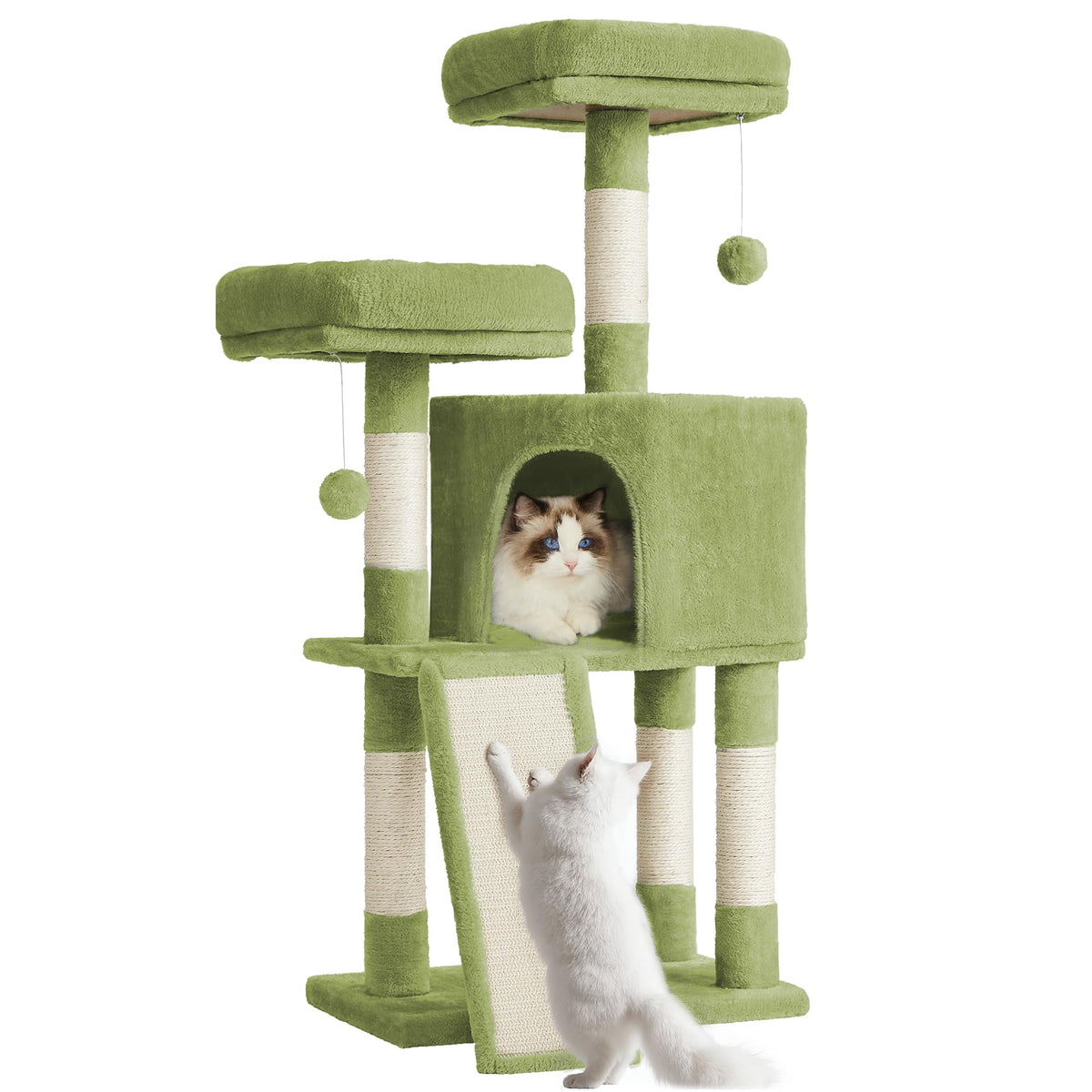 Feandrea cat tree top-perch-padding offers plush resting for cats.