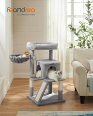 Feandrea UPCT51W scratching ramp aids climbing and playful scratching
