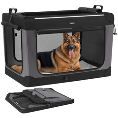 Feandrea collapsible crate ready for quick transport and resting comfort.