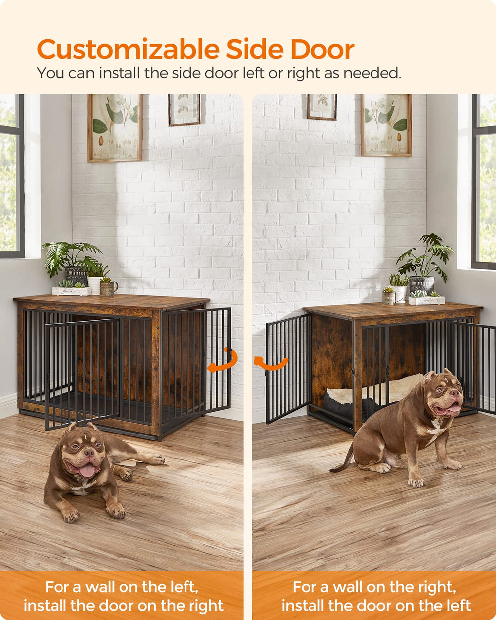 Feandrea crate with left or right door option to fit your space