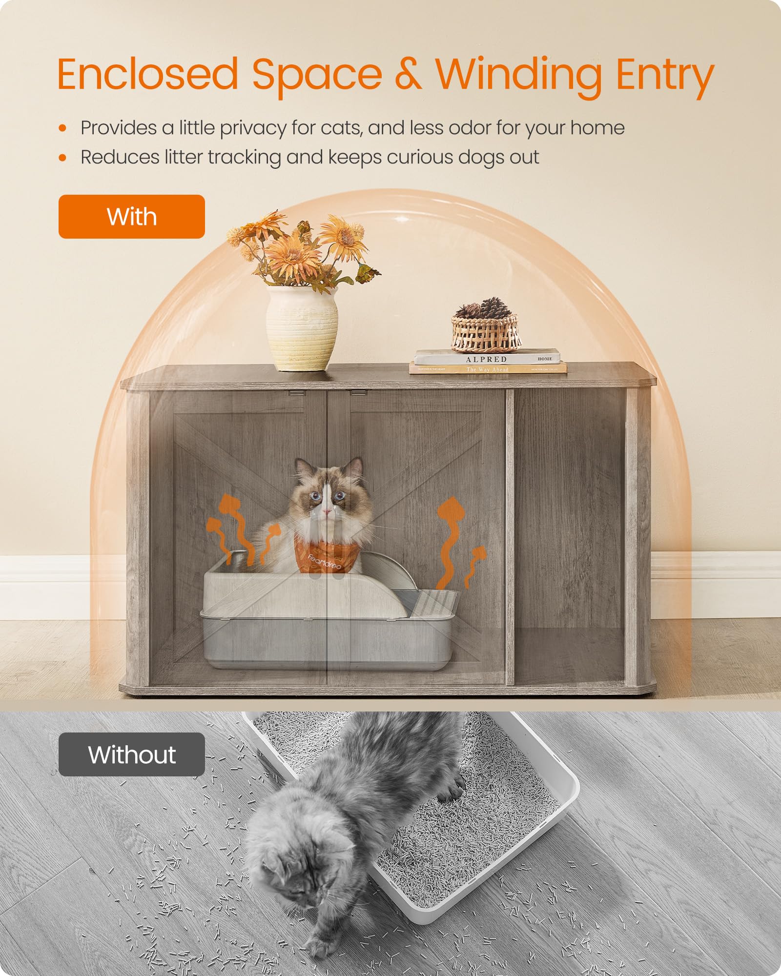 Feandrea easy-assembly design makes setup quick and simple.