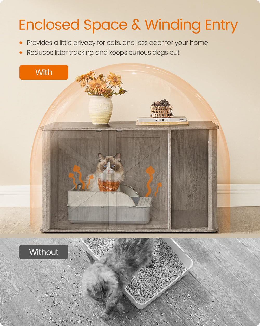 Feandrea easy-assembly design makes setup quick and simple.