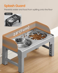Feandrea splash guard prevents spills and keeps floors clean