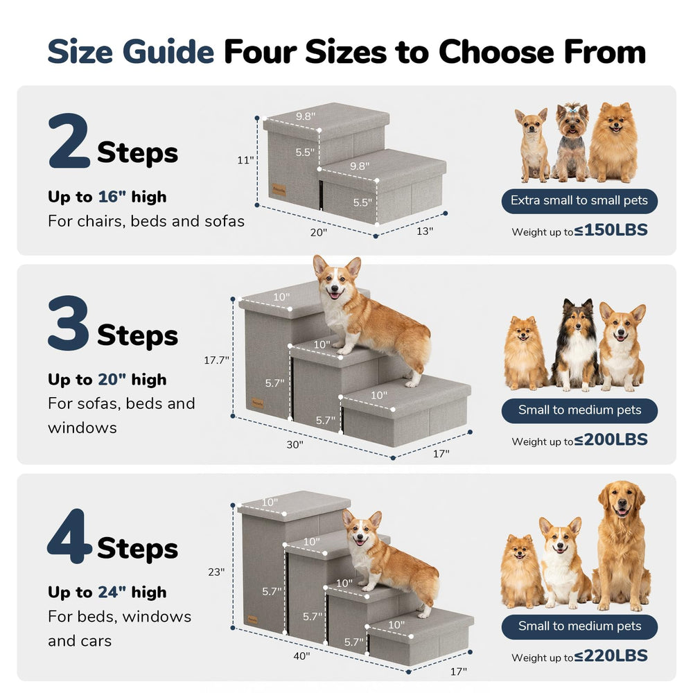 Fecuria car-travel pet stairs designed for in-car use