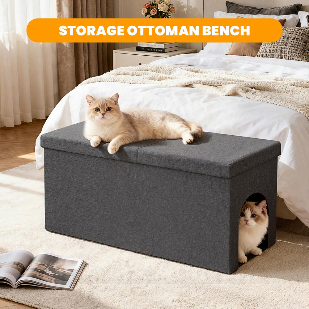 Fecuria dog-proof design reduces curious pawing while keeping litter contained.