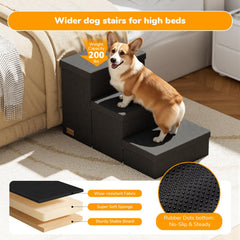 Fecuria stairs with removable lids for toy and blanket storage