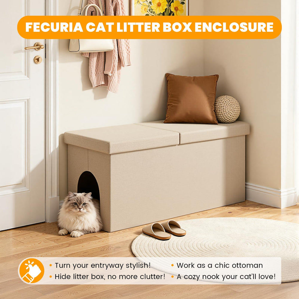 Fecuria hidden-storage-footrest demonstrates extra storage and comfort.