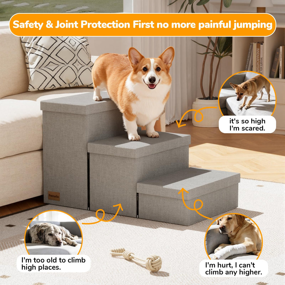 Fecuria machine-washable cover keeps the stairs clean and fresh.