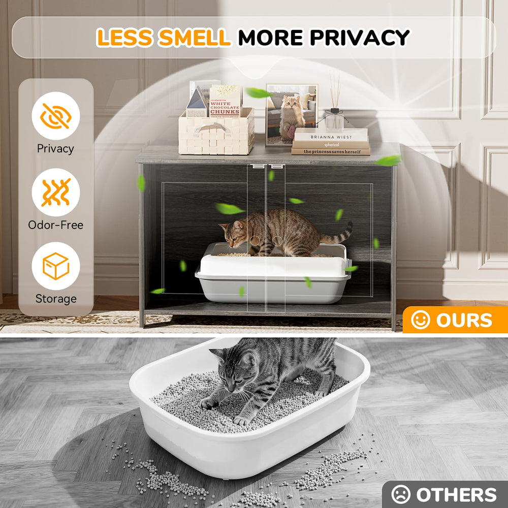 Fecuria odor-control enclosure interior view highlights sealed space