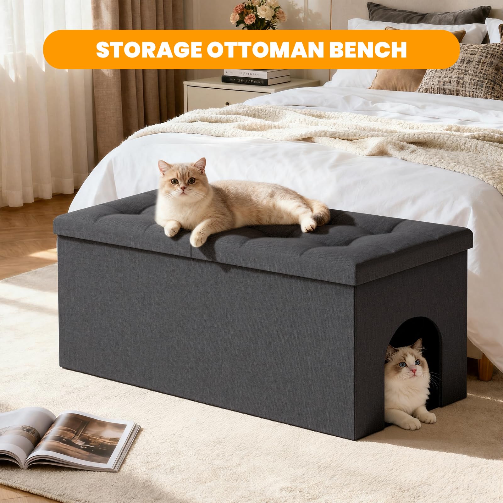 Fecuria space-saving design fits apartments and small rooms.