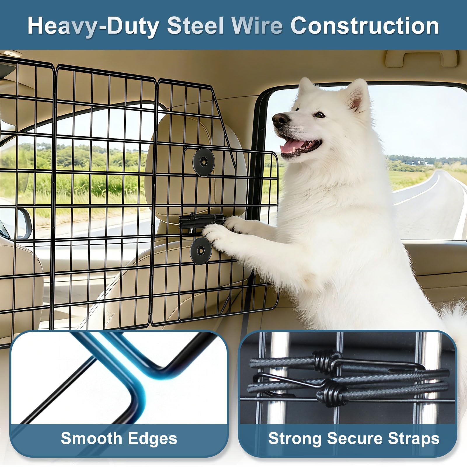 FEED GARDEN dog barrier side panels extend coverage for larger vehicles