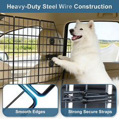 FEED GARDEN dog barrier side panels extend coverage for larger vehicles