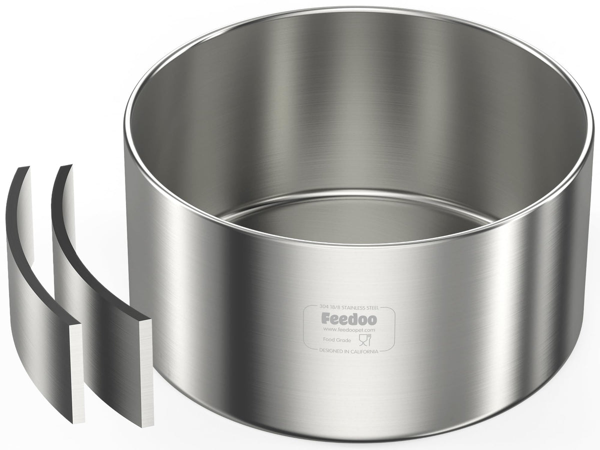 Feedoo 1Gallon insulated bowl for large dogs with double walls.