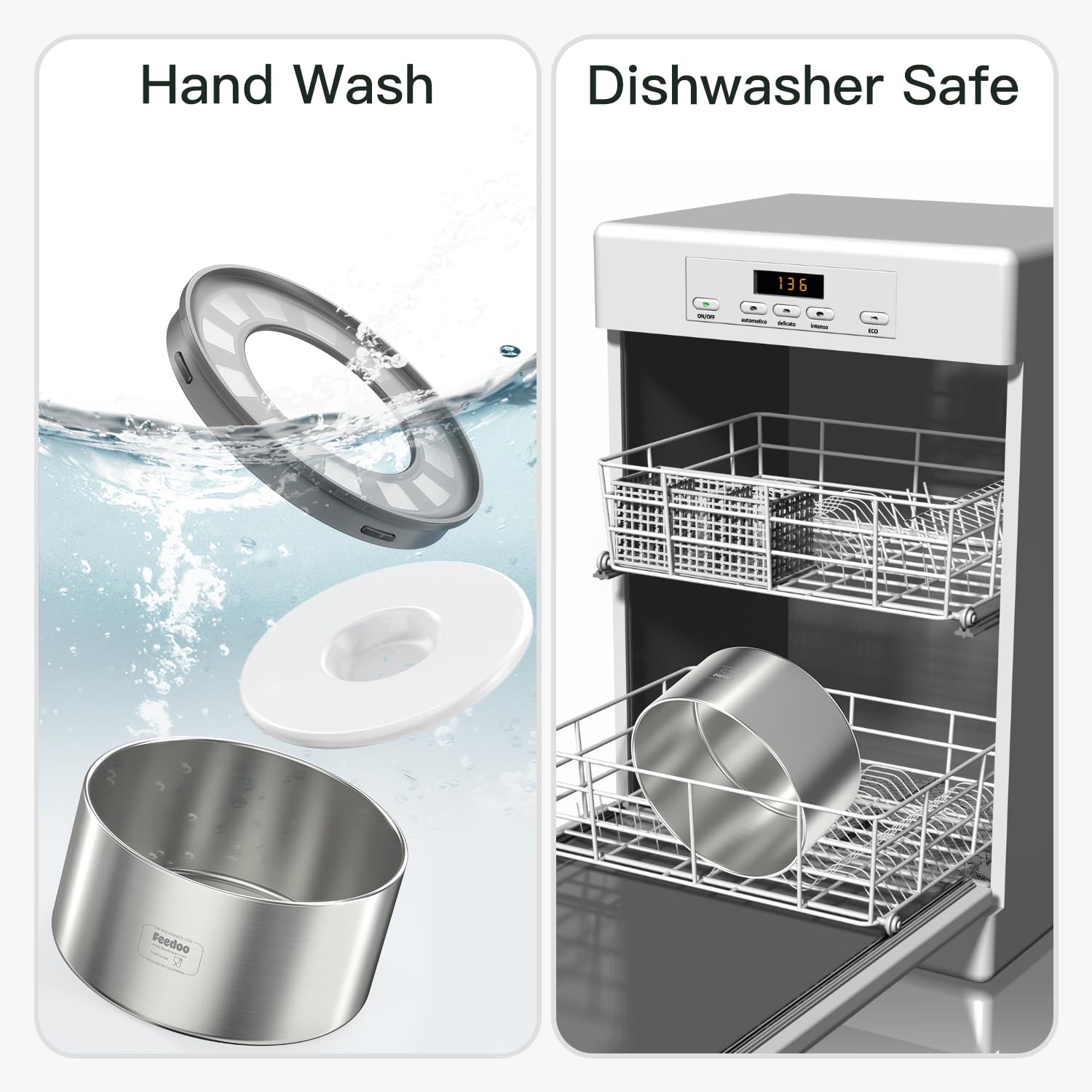 Feedoo large-dog use case with ample capacity showcased