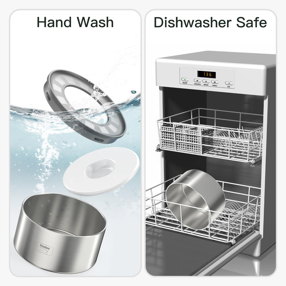 Feedoo large-dog use case with ample capacity showcased