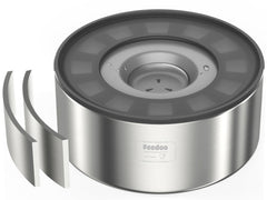 Feedoo 2L no-spill dog water bowl; keeps hydration mess-free.