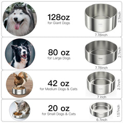 Feedoo BPA-free food-grade steel bowl emphasizing pet safety and hygiene