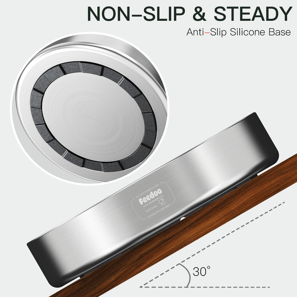 Feedoo dishwasher-safe design makes cleanup quick and easy after meals.
