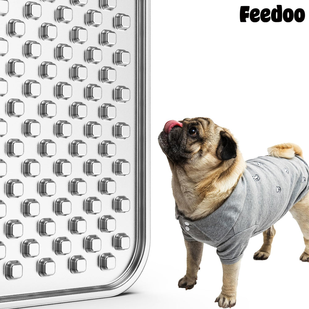 Feedoo durable stainless steel construction ensures long-lasting use.